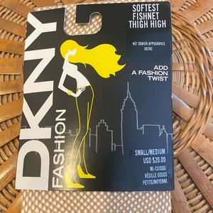 DKNY Women’s Tan Fishnets S/M NEW